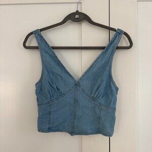 Lone Star - Denim V-neck Tank Top